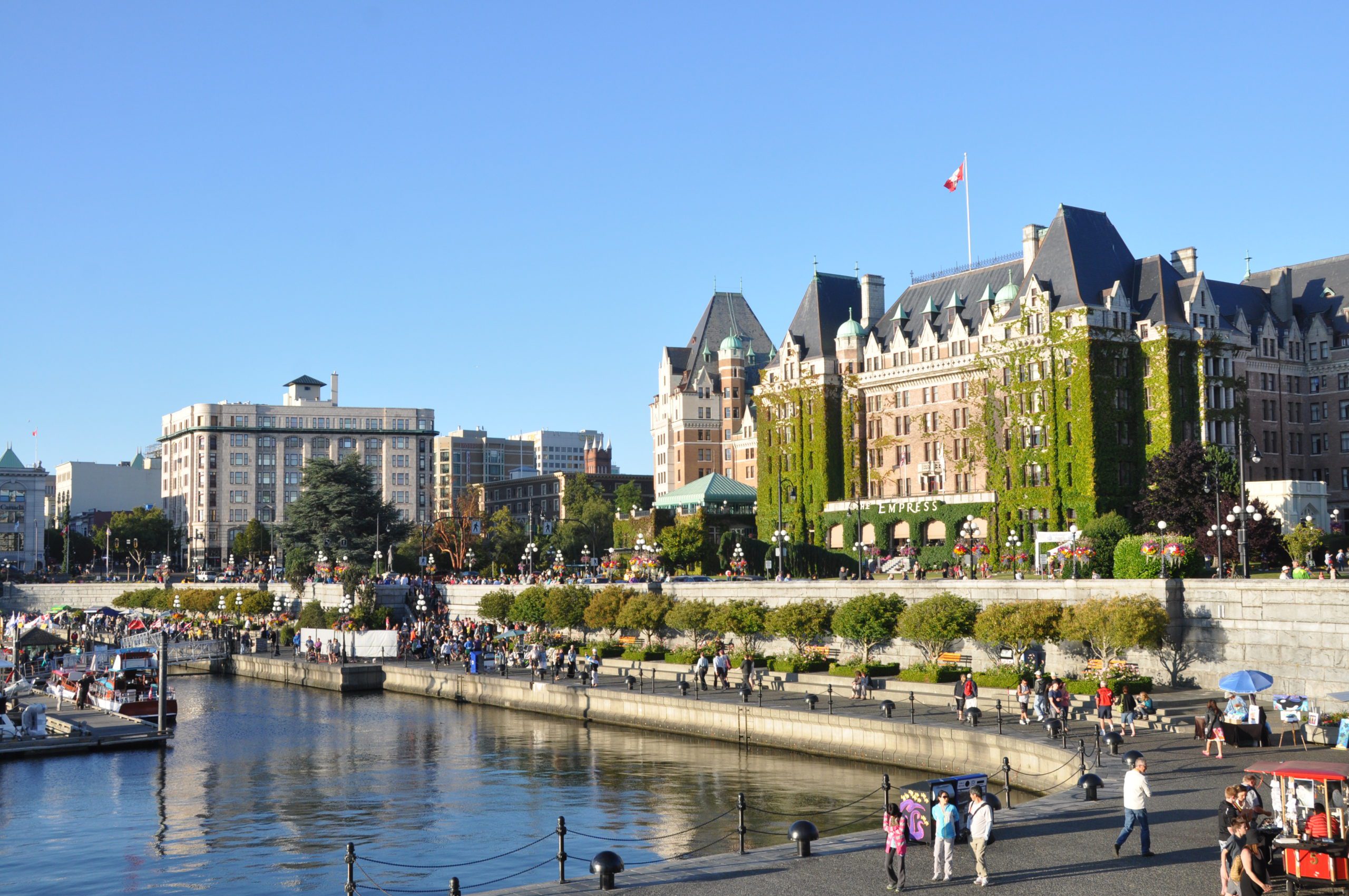 Waterfront And Skyline Of Victoria Bc