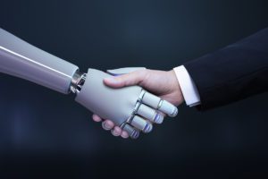 Business Hand Robot Handshake Artificial Intelligence Digital T